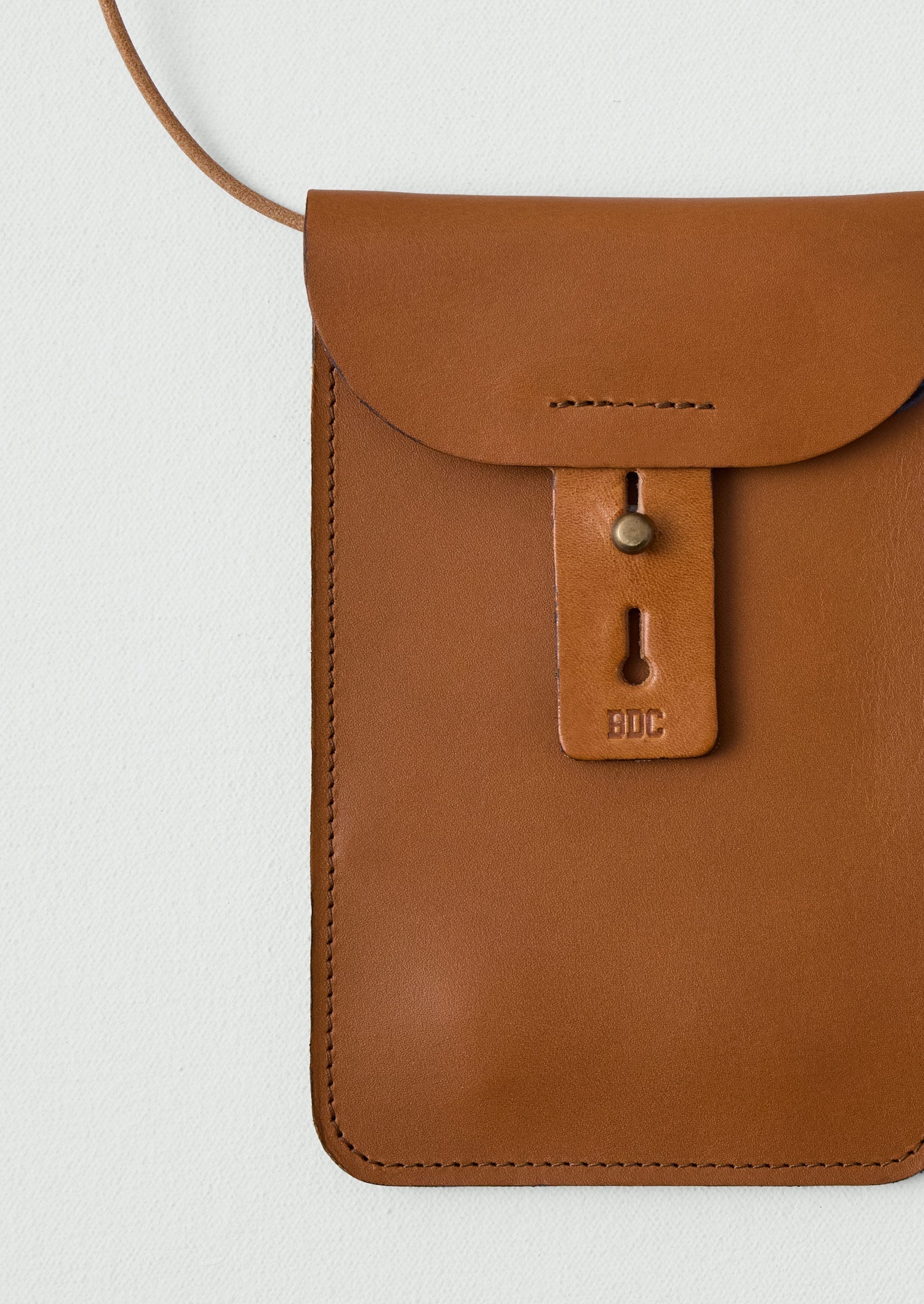 Bleu De Chauffe Leather Pouch | Tan - Image 5