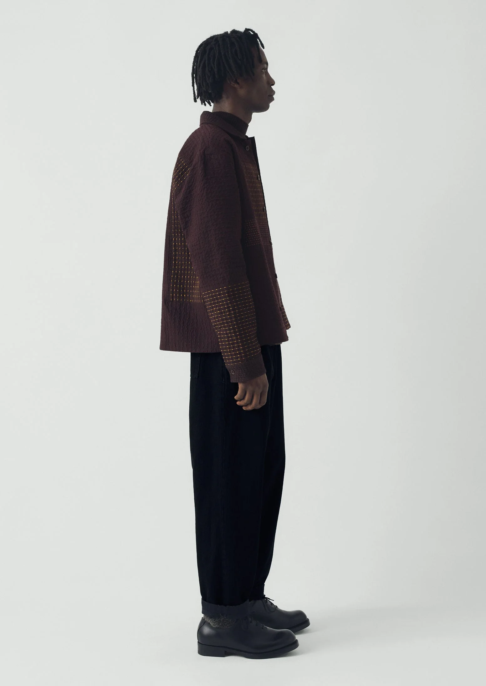 Elliot Denim Tapered Trousers | Carbon Black - Image 5