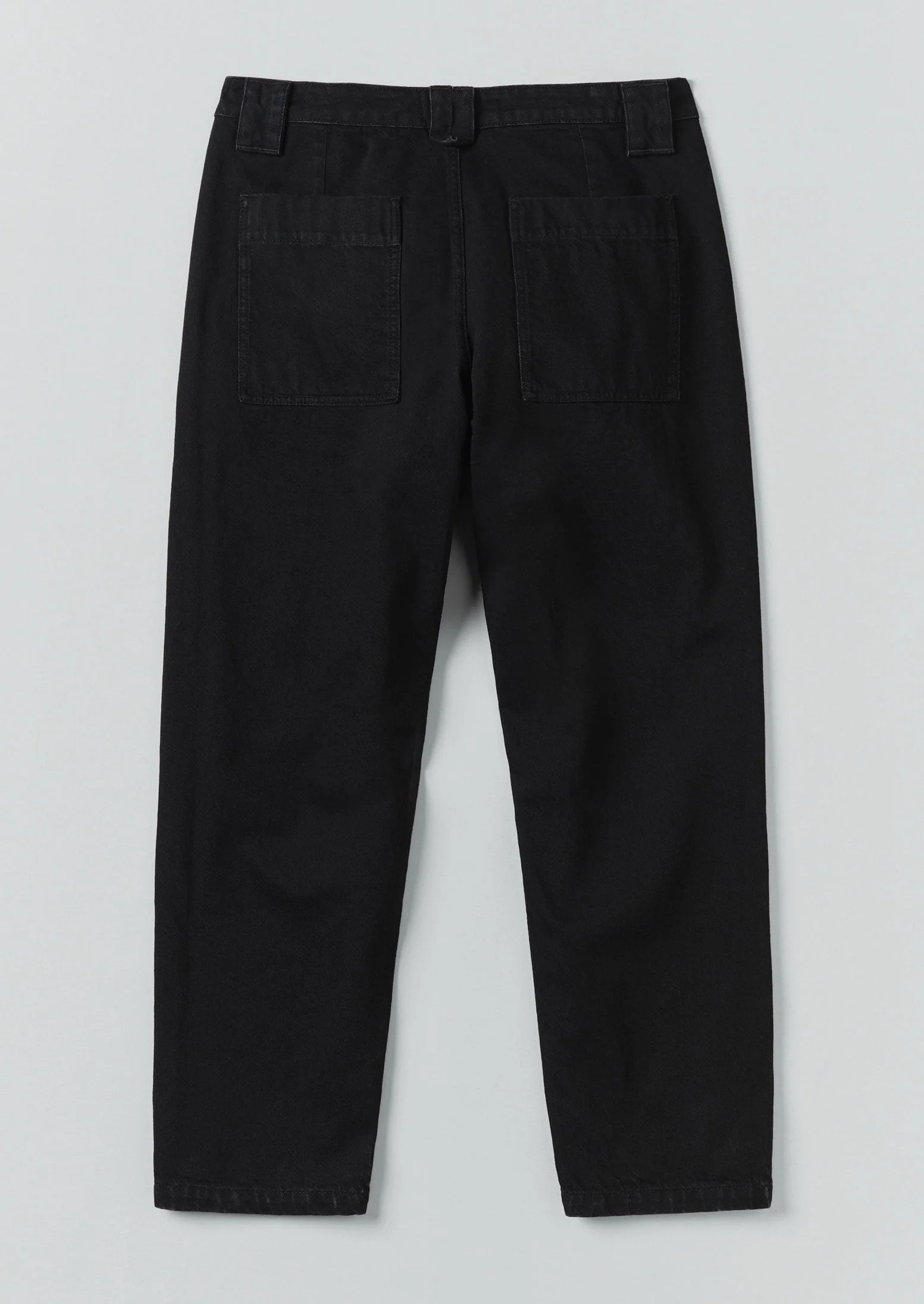 Elliot Denim Tapered Trousers | Carbon Black - Image 6