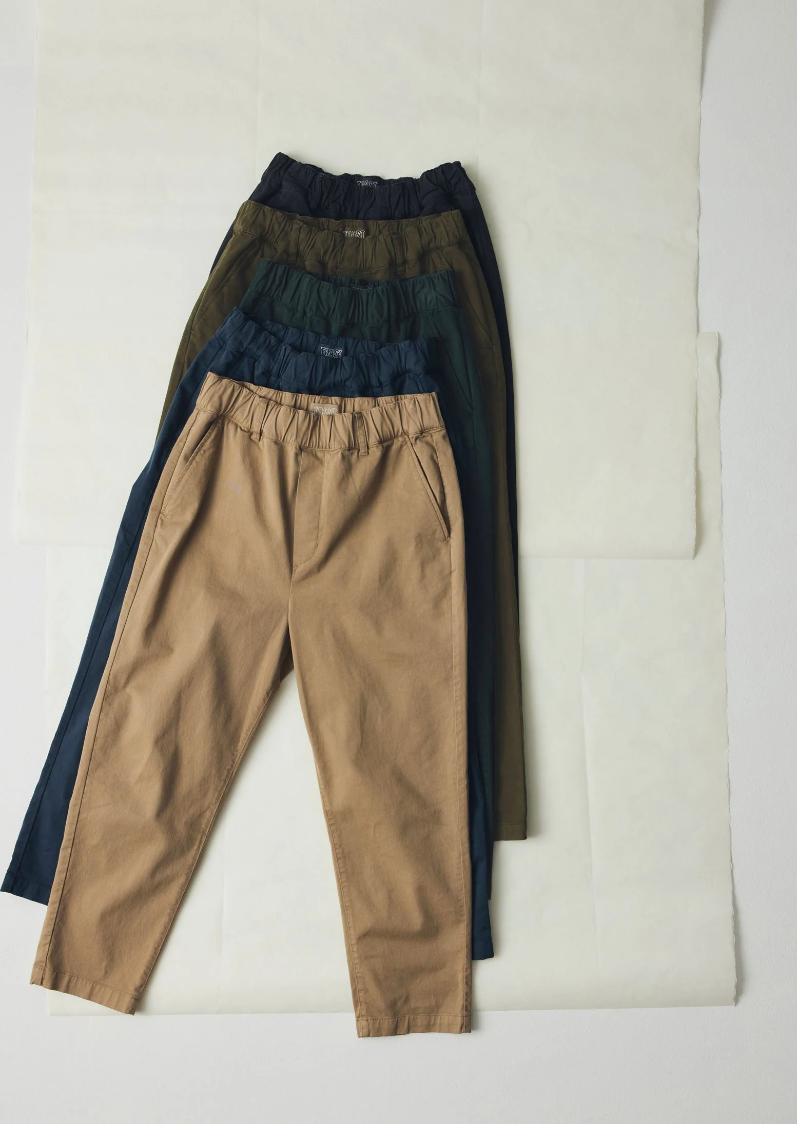 Gabi Cotton Pull On Trousers | Storm Blue - Image 5