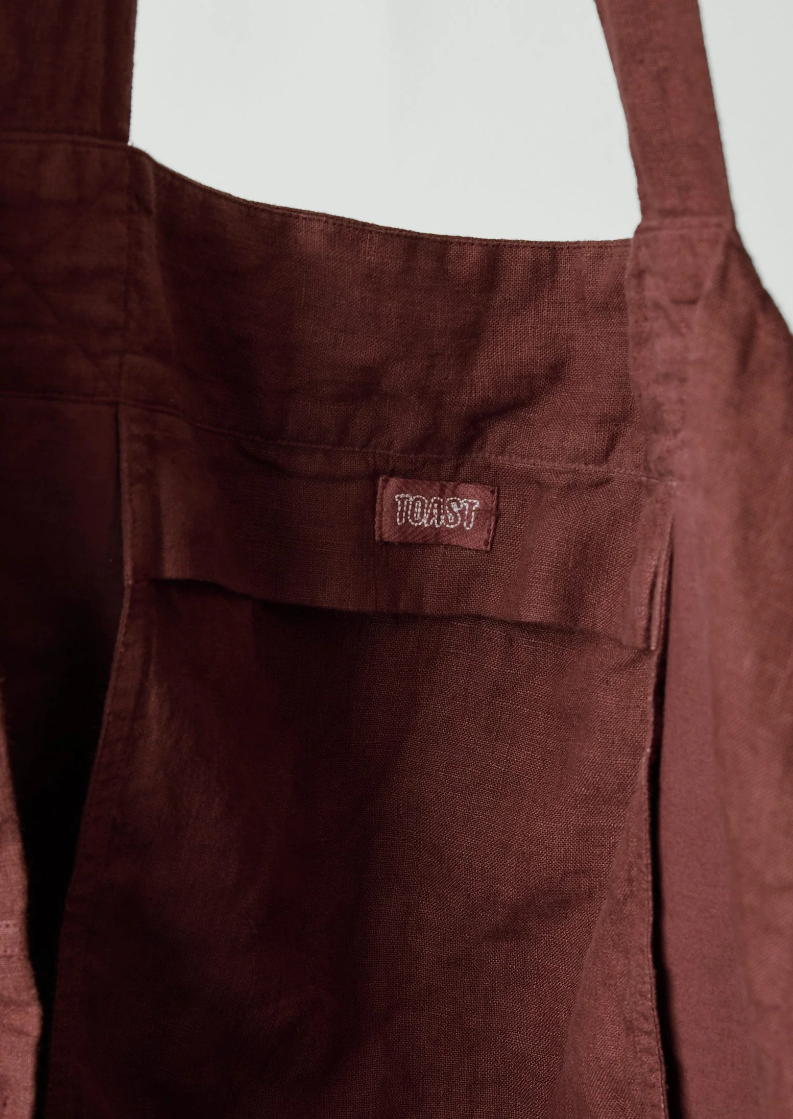 Garment Dyed Linen Bag | Fig - Image 7