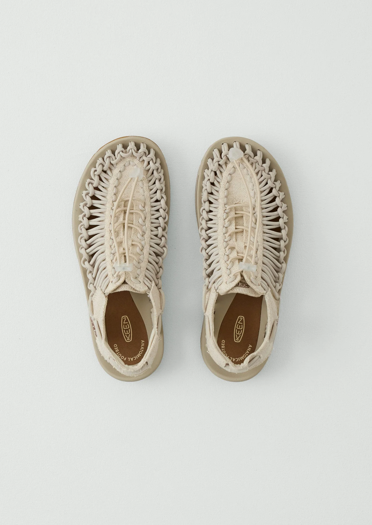 Keen Uneek Canvas Sandals | Natural/Birch - Image 4