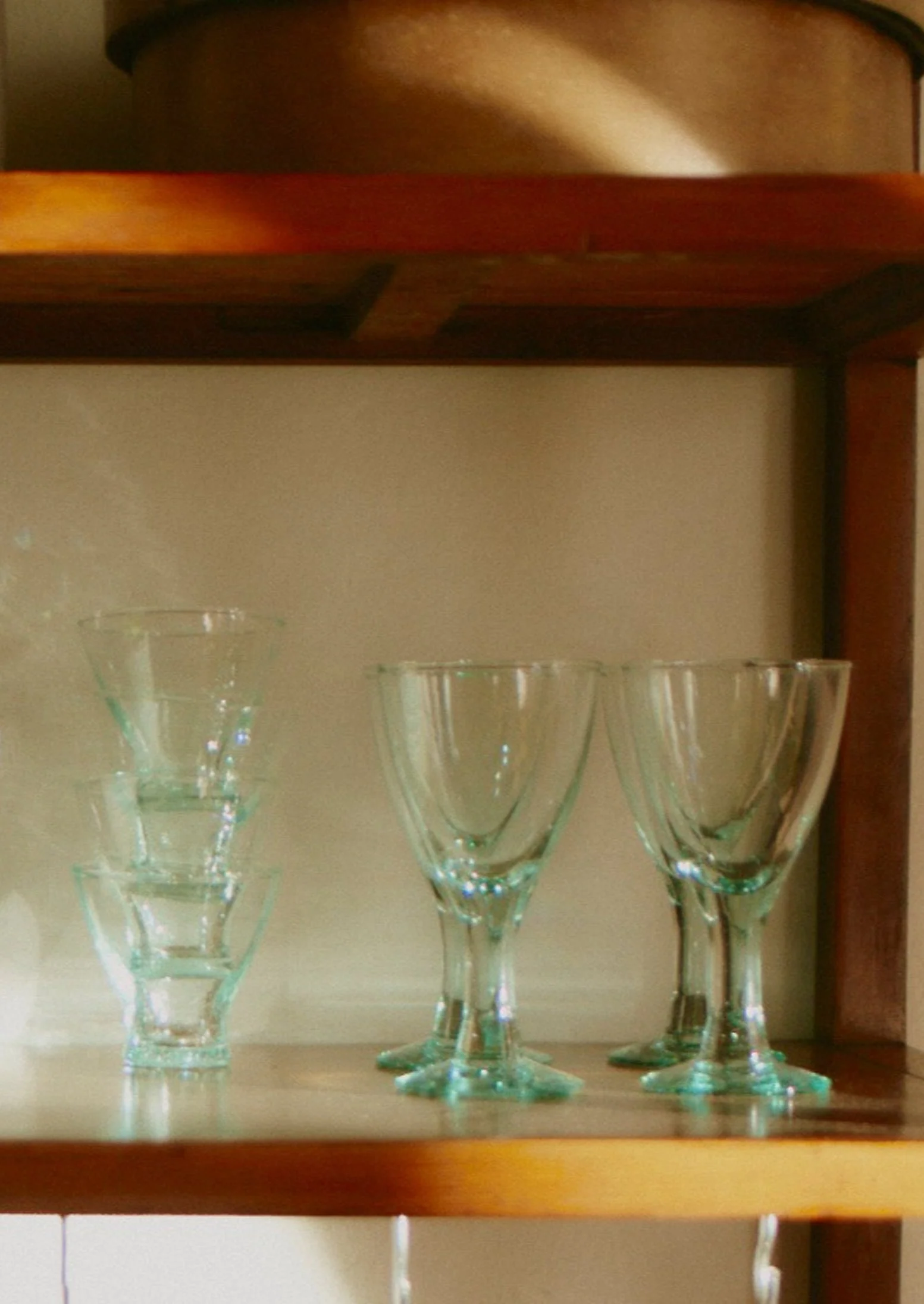 Recycled Bolivian Wine Glasses Set | Clear - Image 3